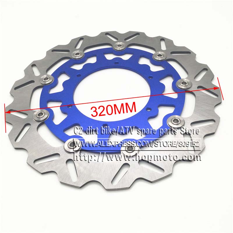 320 ミリメートル特大フロントフローティングブレーキディス - Floating Brake Disc 320Mm Supermoto のレビューと価格